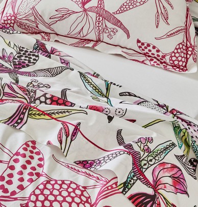 Drap Pénélope rose Tradilinge