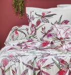 Taie d'oreiller Pénélope rose Tradilinge - Blancollection