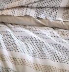 Parure de lit Niagara kaki Tradilinge - Blancollection