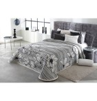 Couvre lit jacquard Charbone noir Reig Marti - Blancollection