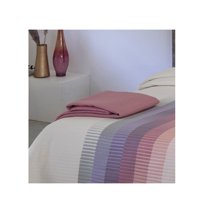 Plaid Barli rose Reig Marti