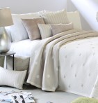 Couvre lit jacquard Culkin lin Reig Marti - Blancollection