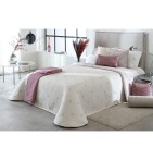 Couvre lit jacquard Culkin rose Reig Marti - Blancollection