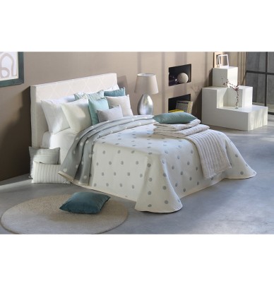 Couvre lit jacquard Culkin bleu Reig Marti