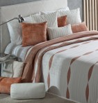Couvre lit jacquard Dumont terracota Reig Marti - Blancollection