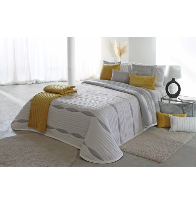 Couvre lit jacquard Dumont gris Reig Marti