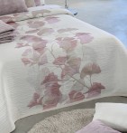 Couvre lit jacquard Linneo rose Reig Marti - Blancollection
