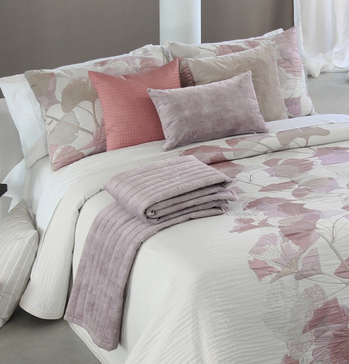 Housse coussin velours Darcy mauve Reig Marti - Blancollection