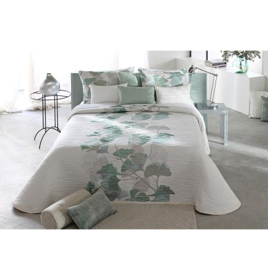 Couvre lit jacquard Linneo vert Reig Marti