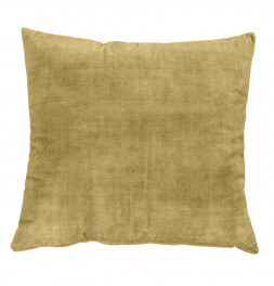 Coussin velours Darcy jaune or Reig Marti