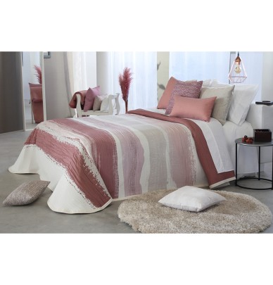Couvre lit jacquard Movie rose Reig Marti