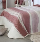 Couvre lit jacquard Movie rose Reig Marti - Blancollection
