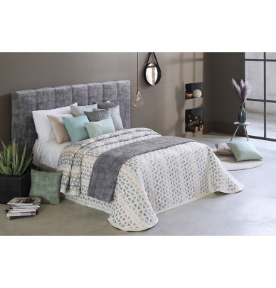 Couvre lit jacquard Murphy gris beige Reig Marti