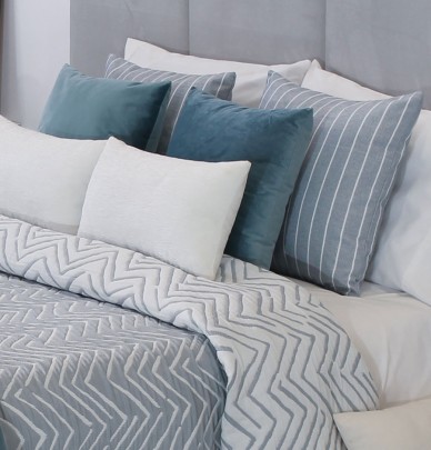 Couvre lit jacquard Obey bleu Reig Marti