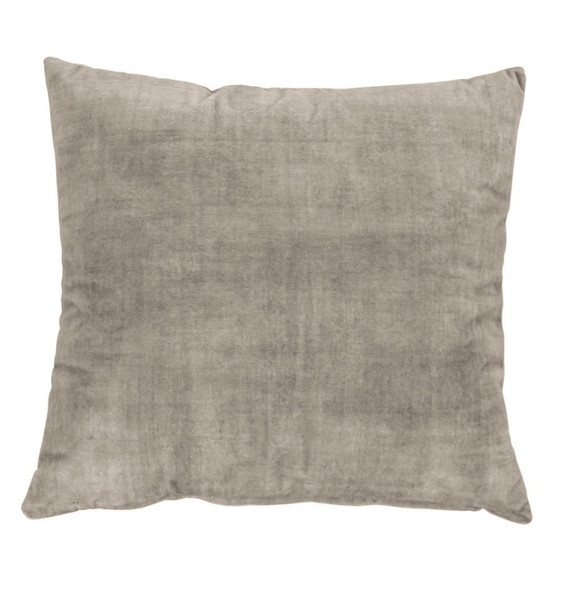 Coussin velours Darcy taupe Reig Marti