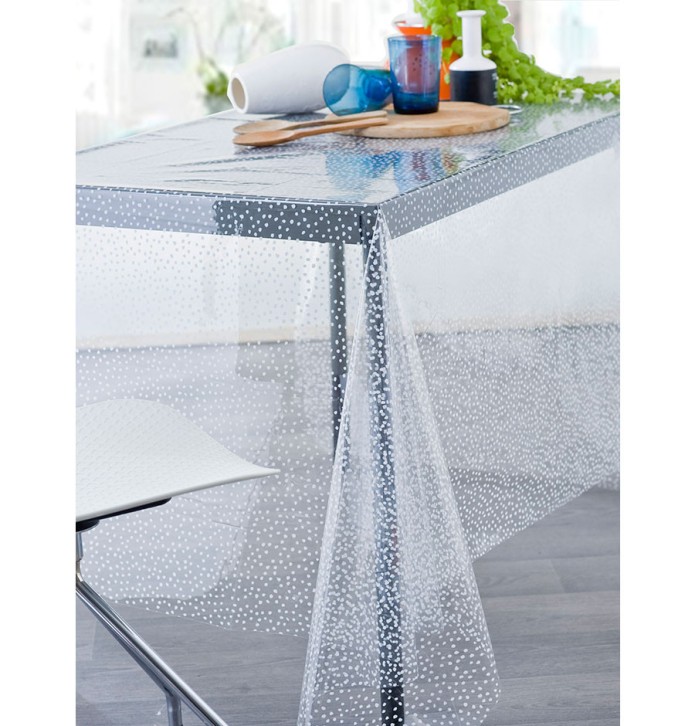 Nappe transparente Micropois Calitex - Blancollection
