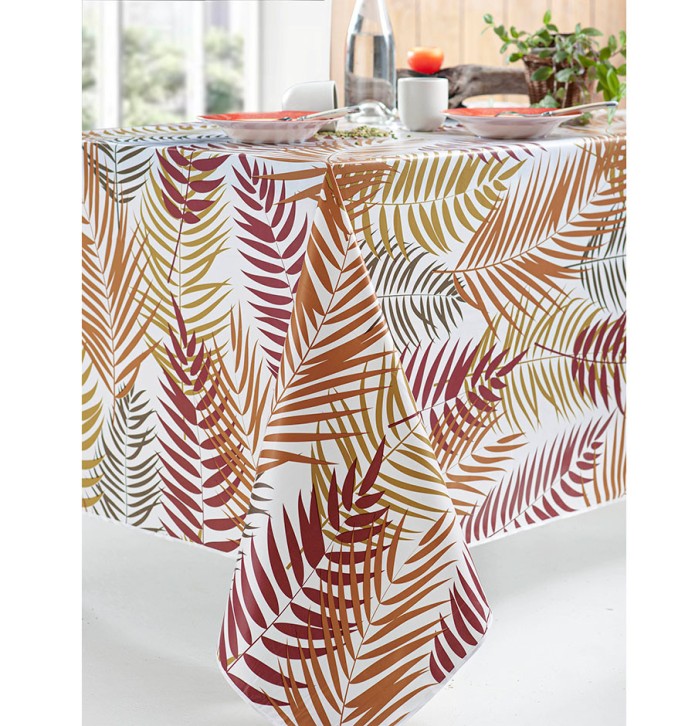 Nappe toile cirée Sumatra Calitex - Blancollection