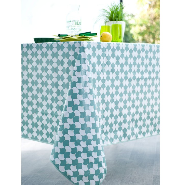 Nappe toile cirée Avalon Calitex - Blancollection