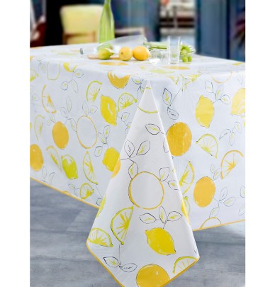 Nappe toile cirée Agrume Calitex