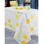 Nappe toile cirée Agrume Calitex - Blancollection