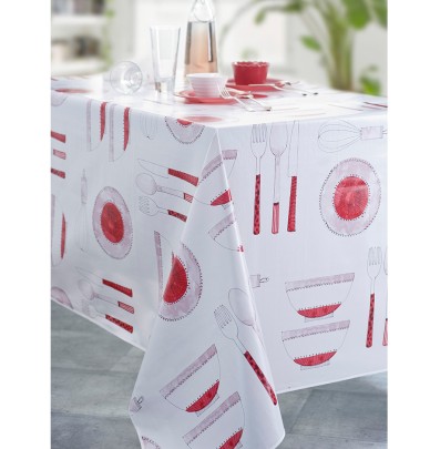 Nappe toile cirée Ethnic Kitchen Calitex - Blancollection