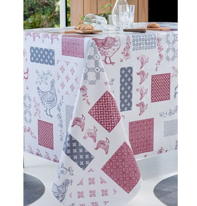 Nappe toile cirée Basse Cour Calitex