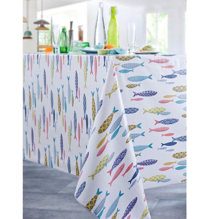 Nappe toile cirée Binic Calitex - Blancollection