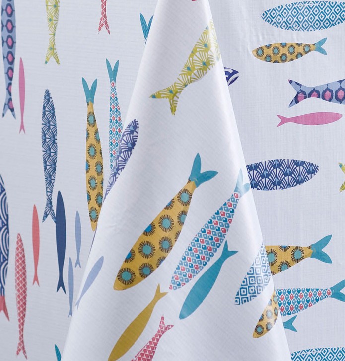 Nappe toile cirée Binic Calitex - Blancollection