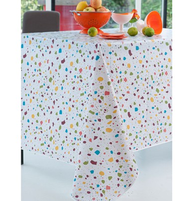 Nappe toile cirée Terrazo Calitex