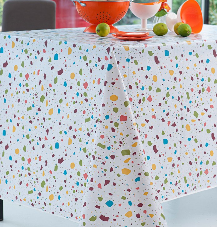 Nappe toile cirée Terrazo Calitex Nappe toile cirée Terrazo Calitex