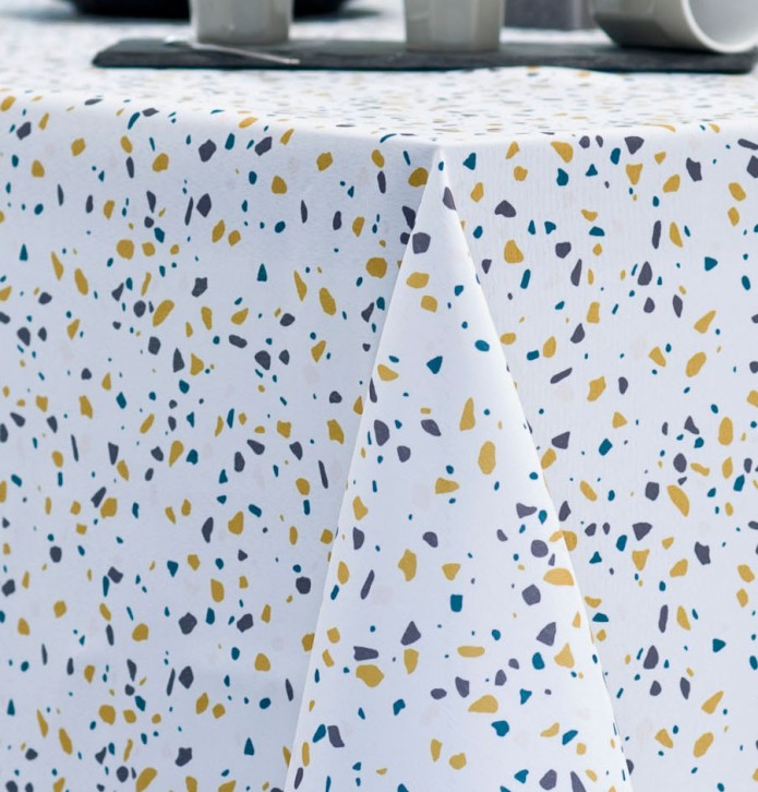 Nappe polyester Terrazzo Calitex - Blancollection