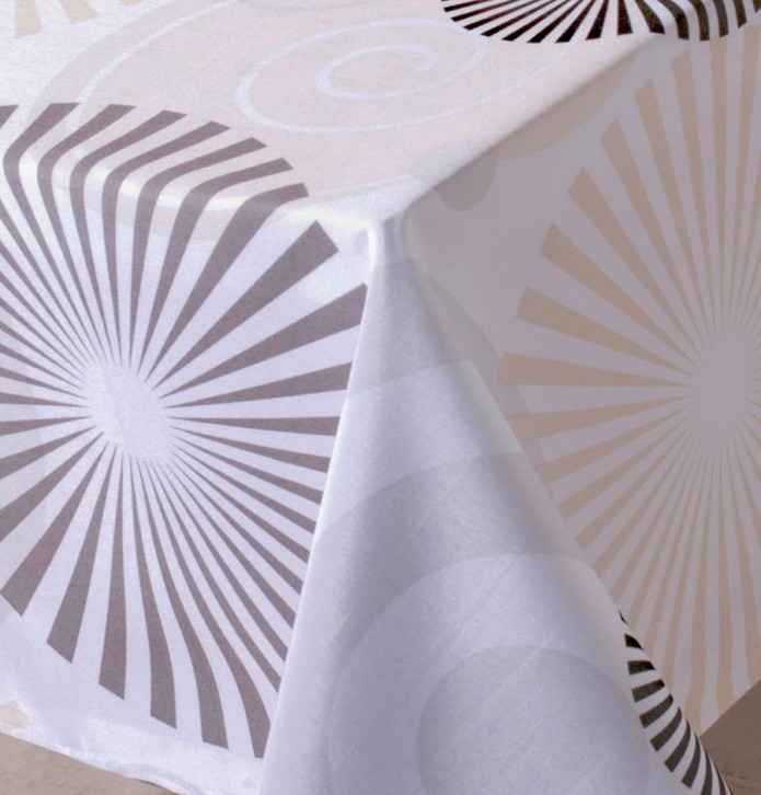 Nappe polyester Hypnotic Calitex - Blancollection