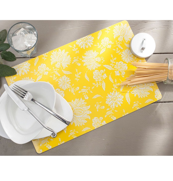 Lot de sets de table Massalia Calitex - Blancollection