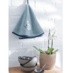 Lot de 2 torchons ronds Kitty Calitex - Blancollection