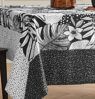 Nappe taffetas froissé Domino José Houel