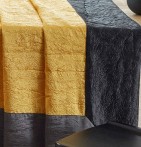 Nappe taffetas froissé Ambiance safran José Houel - Blancollection