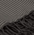 Fouta Nid d'abeille café Vent du Sud - Blancollection