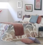 Couvre lit jacquard Caitlin multicolore Reig Marti - Blancollection