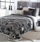 Couvre lit jacquard Charbone noir Reig Marti - Blancollection