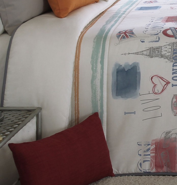 Couvre lit matelassé enfant Union Reig Marti - Blancollection