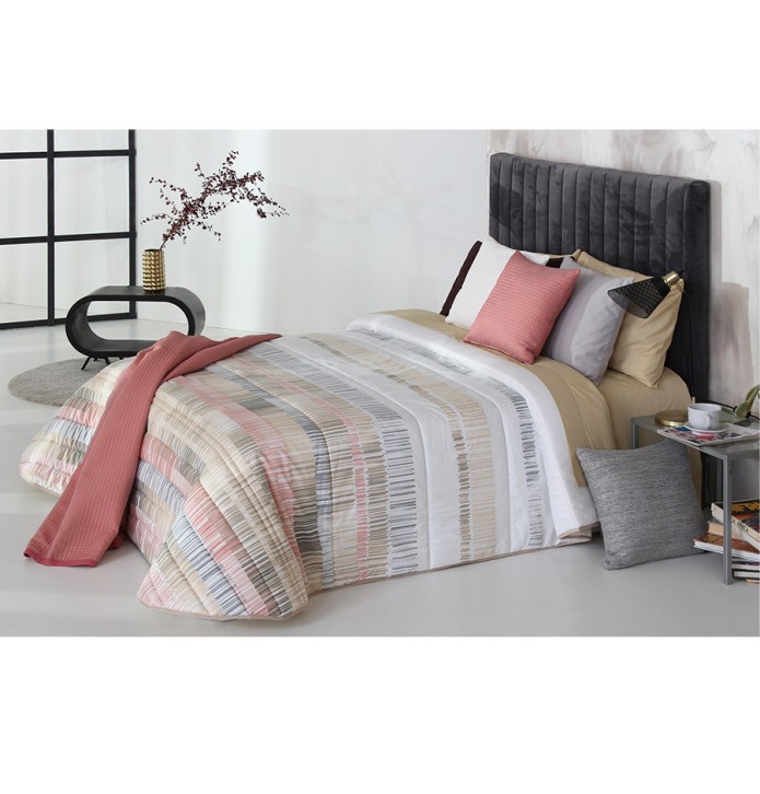 Couvre lit matelassé Mitchell pêche Reig Marti - Blancollection