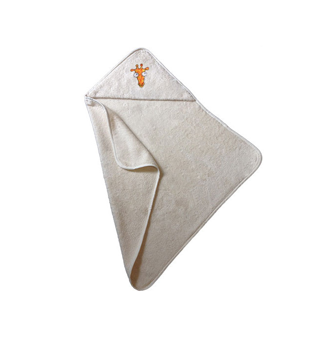 LB2G® - Serviette Cape Sortie de Bain à Capuche en Bambou Bio pour Bebe - Poncho de Bain - Douce et Ultra Absorbante - Certifié sans Allergènes (Vert Elephant