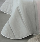 Couvre lit matelassé jacquard Puig rose Reig Marti - Blancollection