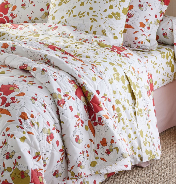 Parure de lit percale Nymphéa La maison de Balmy - Blancollection