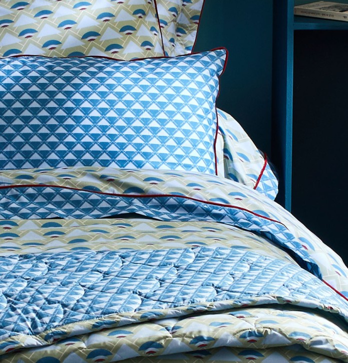 Taie de traversin percale Fuji La maison de Balmy