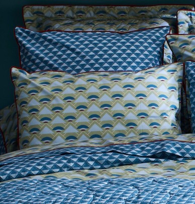 Taie d'oreiller percale Fuji La maison de Balmy