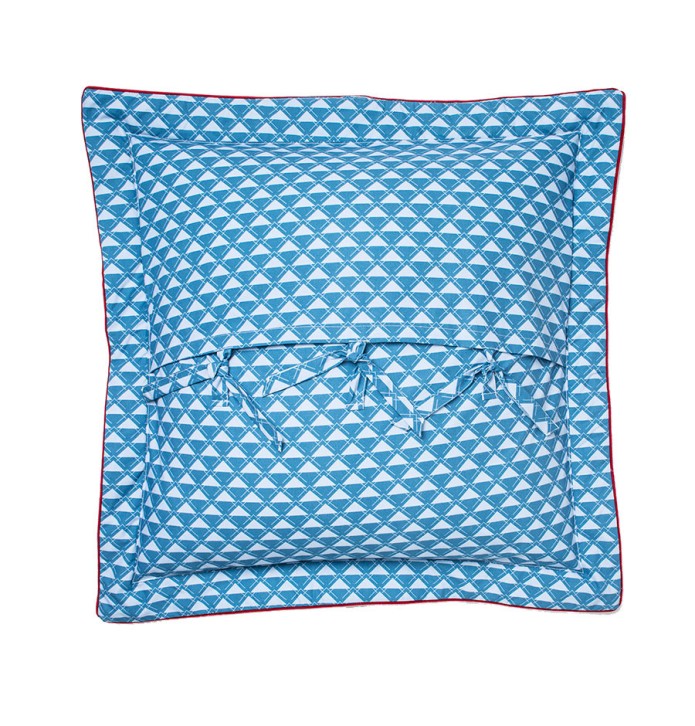 Taie d'oreiller boutis Fuji La maison de Balmy - Blancollection