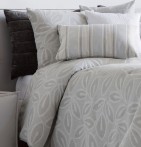 Couvre-lit matelassé Agnès gris Antilo - Blancollection
