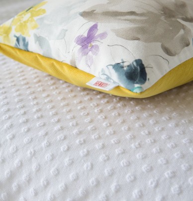 Jeté de lit Genna blanc Antilo