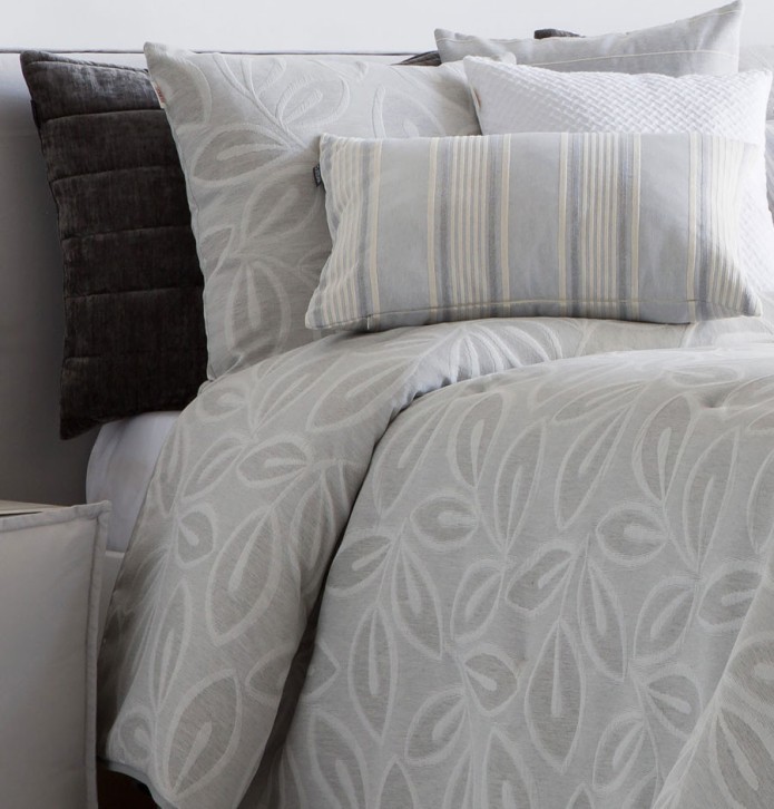 Housse coussin Agnès gris Antilo